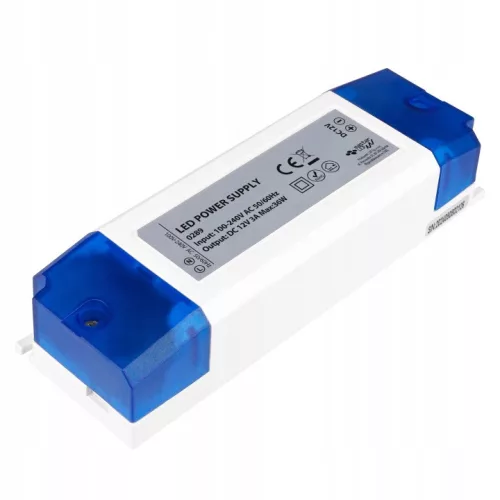 LED bútor tápegység 12V 36W 3A belső Masterled
