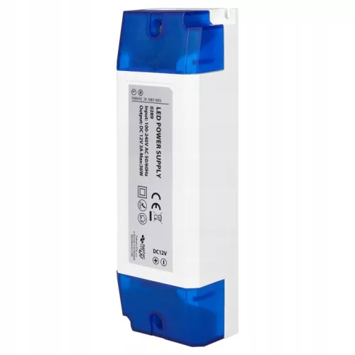 LED bútor tápegység 12V 36W 3A belső Masterled