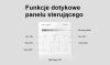 MONO LED fali panel 4 ZÓNÁS Mi-Light fényerő-szabályozó - B1
