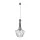 LUKSOR S 8851 Nowodvorski mennyezeti lámpa fekete E27 függesztett drót acél ⌀37 cm minimalista