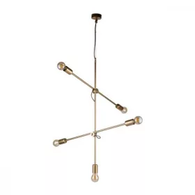   STICKS 9076 Nowodvorski mennyezeti lámpa arany 6xE27 függesztett acél ⌀73 cm ipari