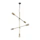STICKS 9076 Nowodvorski mennyezeti lámpa arany 6xE27 függesztett acél ⌀73 cm ipari