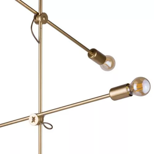 STICKS 9076 Nowodvorski mennyezeti lámpa arany 6xE27 függesztett acél ⌀73 cm ipari