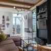 TWIG 9138 Nowodvorski mennyezeti lámpa fekete 6xE27 loft acél csillár