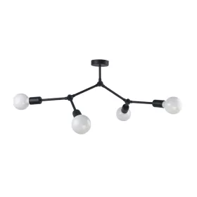   TWIG 9140 Nowodvorski mennyezeti lámpa fekete 4xE27 loft acél csillár