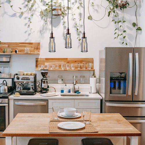 MŰHELY 6337 Nowodvorski mennyezeti lámpa fekete és réz E27 függő acél ⌀9,5 cm padlás