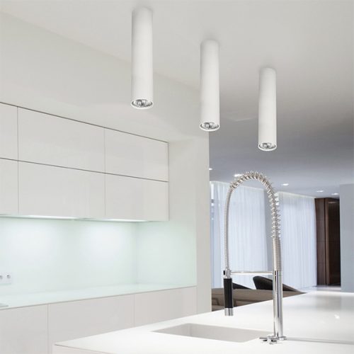 Felületre szerelhető lámpatest EYE 5463 Nowodvorski Fehér GU10 Halogén Spotcső Acél Modern