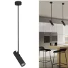 EYE SUPER B 6503 Nowodvorski függőlámpa fekete GU10 mennyezeti túlnyúlás 77cm modern
