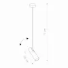EYE SUPER B 6503 Nowodvorski függőlámpa fekete GU10 mennyezeti túlnyúlás 77cm modern