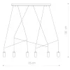 IMBRIA 9674 Nowodvorski mennyezeti lámpa fehér 6xGU10 függesztett geometriai acél
