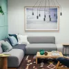 IMBRIA 9680 Nowodvorski mennyezeti lámpa fekete 10xGU10 függesztett geometriai acél