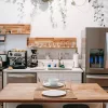 TECHNO 9145 Nowodvorski fali lámpa fekete-fehér E27 fali lámpa széles loft acél