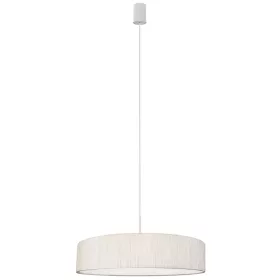   TURDA 8945 Nowodvorski mennyezeti lámpa fehér 3xE27 függesztett kerek PVC + acél 50 cm klasszikus