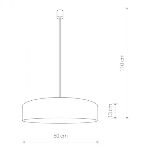 TURDA 8945 Nowodvorski mennyezeti lámpa fehér 3xE27 függesztett kerek PVC + acél 50 cm klasszikus