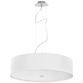   VIVIANE 6772 Nowodvorski mennyezeti lámpa fehér 3xE27 függesztett kerek Anyag+üveg+acél 65 cm modern
