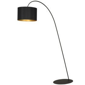   ALICE 4963 Nowodvorski állólámpa fekete és arany E27 anyag + modern acél