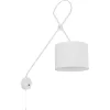 VIPER 6512 Nowodvorski fali lámpa fehér E27 fali lámpa a vállon Anyaga + acél modern