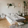 IKA 4171 Nowodvorski mennyezeti lámpa fa E27 függesztett MDF lap Boho