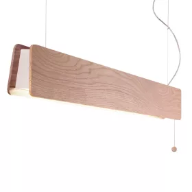   OSLO LED 9698 Nowodvorski függesztett lámpa fa 10W LED cső T8 3000K meleg