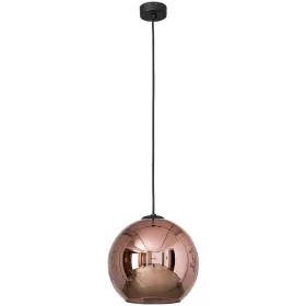   POLARIS 9058 Nowodvorski mennyezeti lámpa réz E27 függesztett golyós acél+üveg ⌀25 cm modern