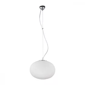   NUAGE 7026 Nowodvorski mennyezeti lámpa fehér E27 függesztett üvegbúra acél+üveg ⌀40 cm modern