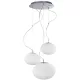 NUAGE 7027 Nowodvorski mennyezeti lámpa fehér 3xE27 függesztett üvegbúra acél+üveg ⌀35 cm modern