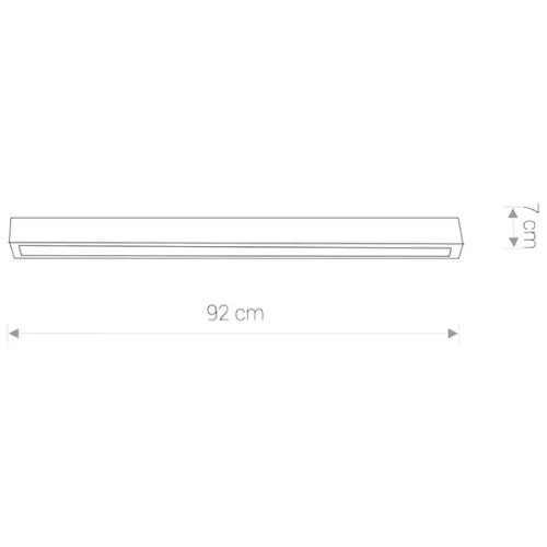 STRAIGHT 9621 Nowodvorski fali lámpa T8 fluoreszkáló 14W 3000K 92 cm meleg