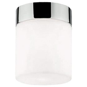   CAYO 9505 Nowodvorski fehér króm mennyezeti rögzítő G9 felületre szerelt fürdőszobai acél+üveg modern