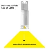 Fali lámpa LASER WALL 8048 Nowodvorski fehér 2xG9 fali lámpa minimalista
