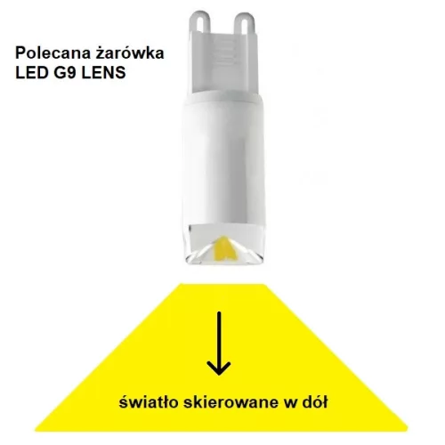 Fali lámpa LASER WALL 8048 Nowodvorski fehér 2xG9 fali lámpa minimalista