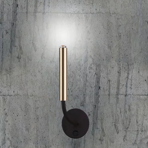 STALACTITE 8352 Nowodvorski fekete és arany G9 fali lámpa minimalista