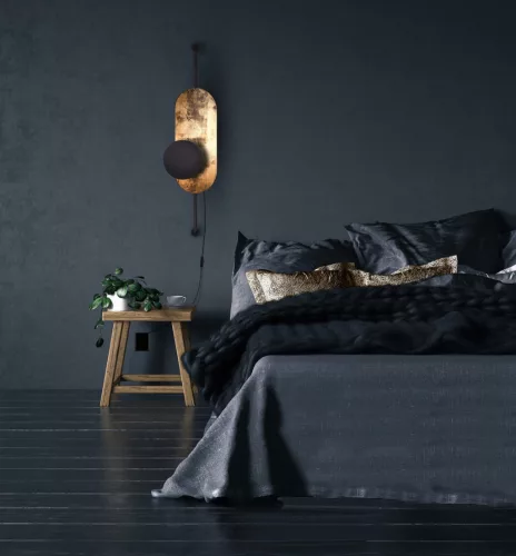 WHEEL LUX I 8430 Nowodvorski fali lámpa fekete és arany G9 fali lámpa Modern