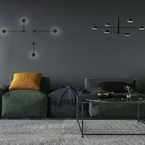 ORBIT IS 7806 Nowodvorski Fali lámpa Fekete GX53 Fali lámpa Modern