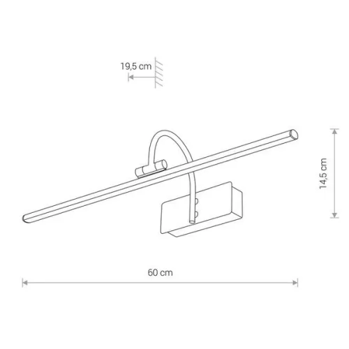 GIOTTO M 8170 Nowodvorski Gold LED fali lámpa Antik fali lámpa