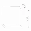 CUBE 5267 Nowodvorski króm fali lámpa G9 Cube geometrikus fali lámpa