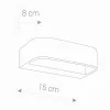 GESS 6912 Nowodvorski fehér LED fali lámpa Modern