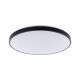 LED felületre szerelhető mennyezeti fürdőszobai lámpa AGNES ROUND 8185 64W 4000K IP44 fekete Nowodvorski