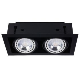   DOWNLIGHT II mennyezeti lámpa 9570 Nowodvorski fekete 2xGU10 süllyesztett spot modern