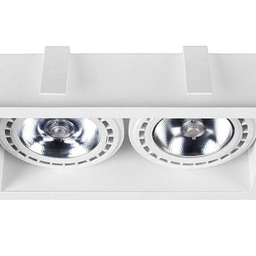 MOD II 9412 Nowodvorski mennyezeti lámpa fehér 2xGU10 süllyesztett spot modern