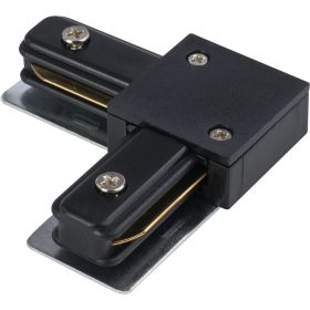   PROFIL L-CONNECTOR sarokcsatlakozó, fekete, egyfázisú sínekhez 9455 Nowodvorski