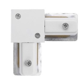   PROFIL L-CONNECTOR sarokcsatlakozó, fehér, egyfázisú sínekhez 9456 Nowodvorski