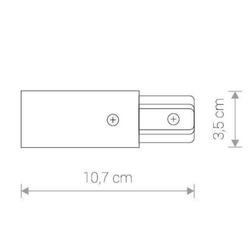PROFIL TELJESÍTMÉNY VÉGE SAPKA Tápcsatlakozó fehér egyfázisú gyűjtősínekhez 9462 Nowodvorski