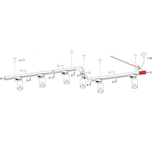 PROFIL TELJESÍTMÉNY VÉGE SAPKA Tápcsatlakozó fehér egyfázisú gyűjtősínekhez 9462 Nowodvorski