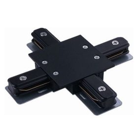   Négyszeres süllyesztett csatlakozó PROFIL süllyesztett X-CONNECTOR keresztfekete egyfázisú gyűjtősínekhez 8837 Nowodvorski