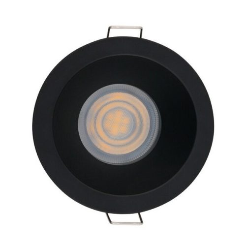 Süllyesztett LED fürdőszoba mennyezeti lámpa CHARLIE 8367 GU10 IP20/IP54 Fekete Nowodvorski