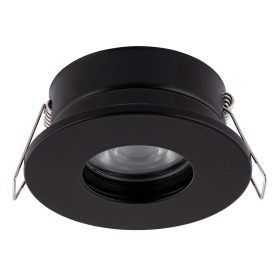   LED süllyesztett mennyezeti fürdőszobai lámpatest GOLF 8376 GU10 IP20/IP54 fekete Nowodvorski