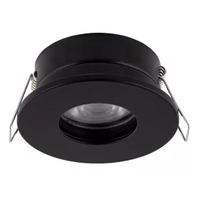   LED süllyesztett mennyezeti fürdőszobai lámpatest GOLF 8376 GU10 IP20/IP54 fekete Nowodvorski