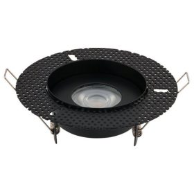   LED süllyesztett mennyezeti fürdőszobai lámpa ECHO 8372 GU10 IP20/IP54 fekete Nowodvorski