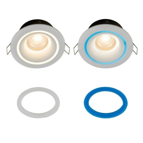 LED süllyesztett mennyezeti fürdőszobai lámpatest FOXTROT 8373 GU10 IP20/IP54 fehér Nowodvorski átfedések