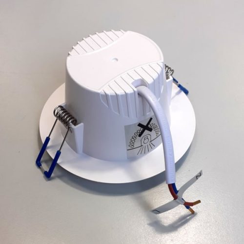 Süllyesztett LED fürdőszoba mennyezeti lámpa HELIOS 8991 5W 3000K IP44 Fehér Nowodvorski